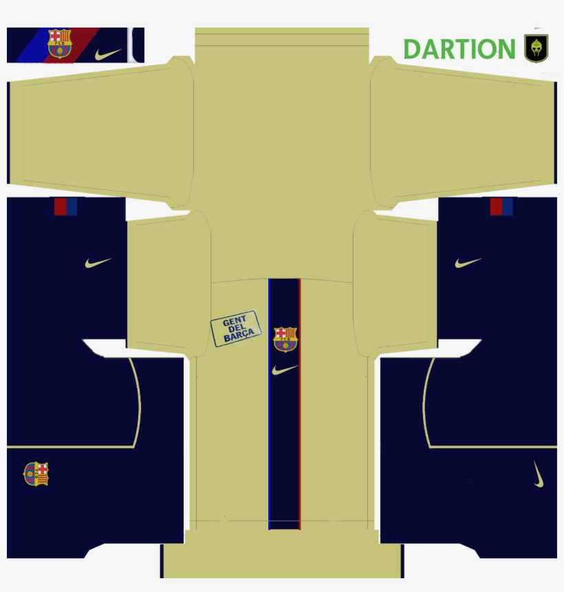 Barça Visitante 2002 Gent Del - Fc Barcelona, transparent png download