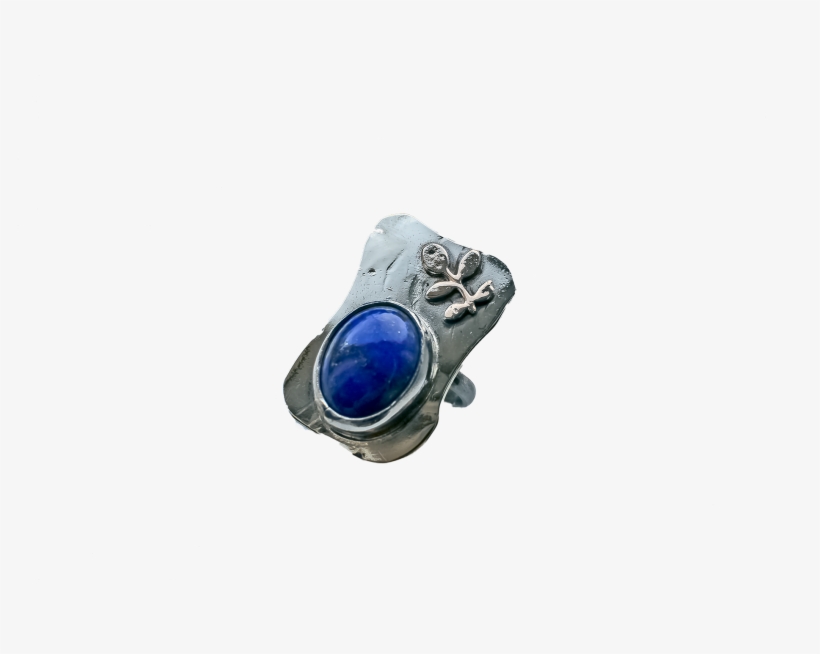 Load Image Into Gallery Viewer, Lapis Lazuli - Engagement Ring, transparent png download