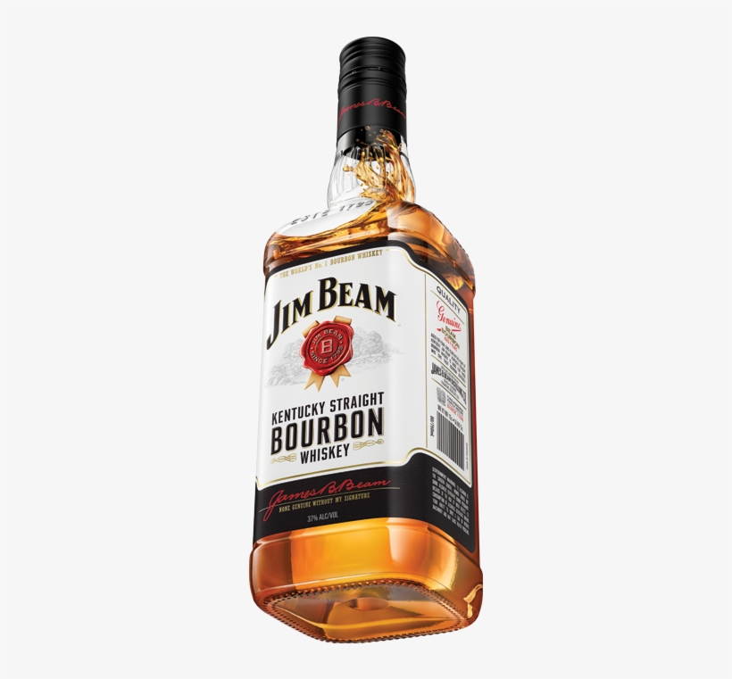 Crafted Longer For A Smoother Flavour - Jim Beam Bourbon Whisky, transparent png download