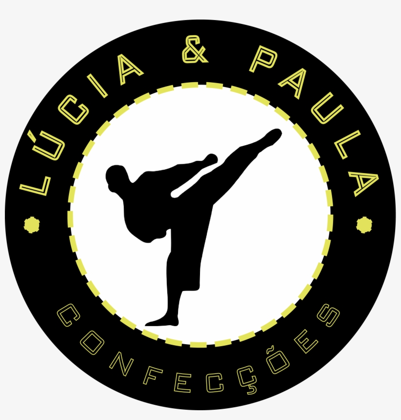 Modelo Logo - Karate Kick Silhouette, transparent png download