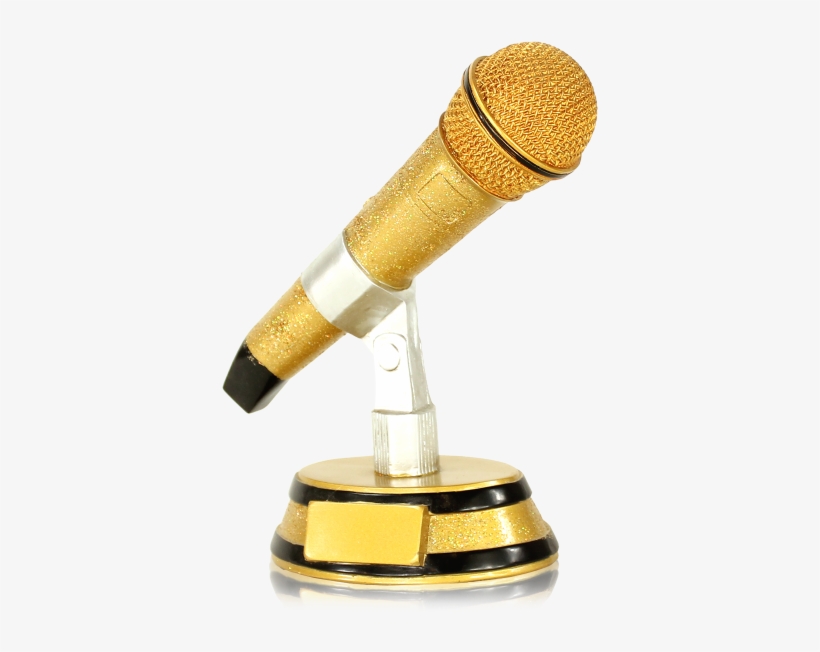 Goldenes Mikrofon Png, transparent png download