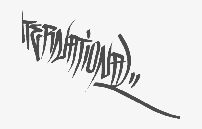 Graffiti Clipart Raseone - Black And White Tag Graffiti, transparent png download