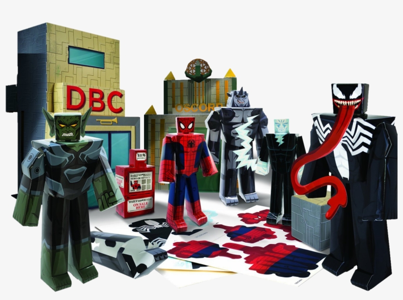 Ultimate Spider-man - Papercraft Marvel, transparent png download