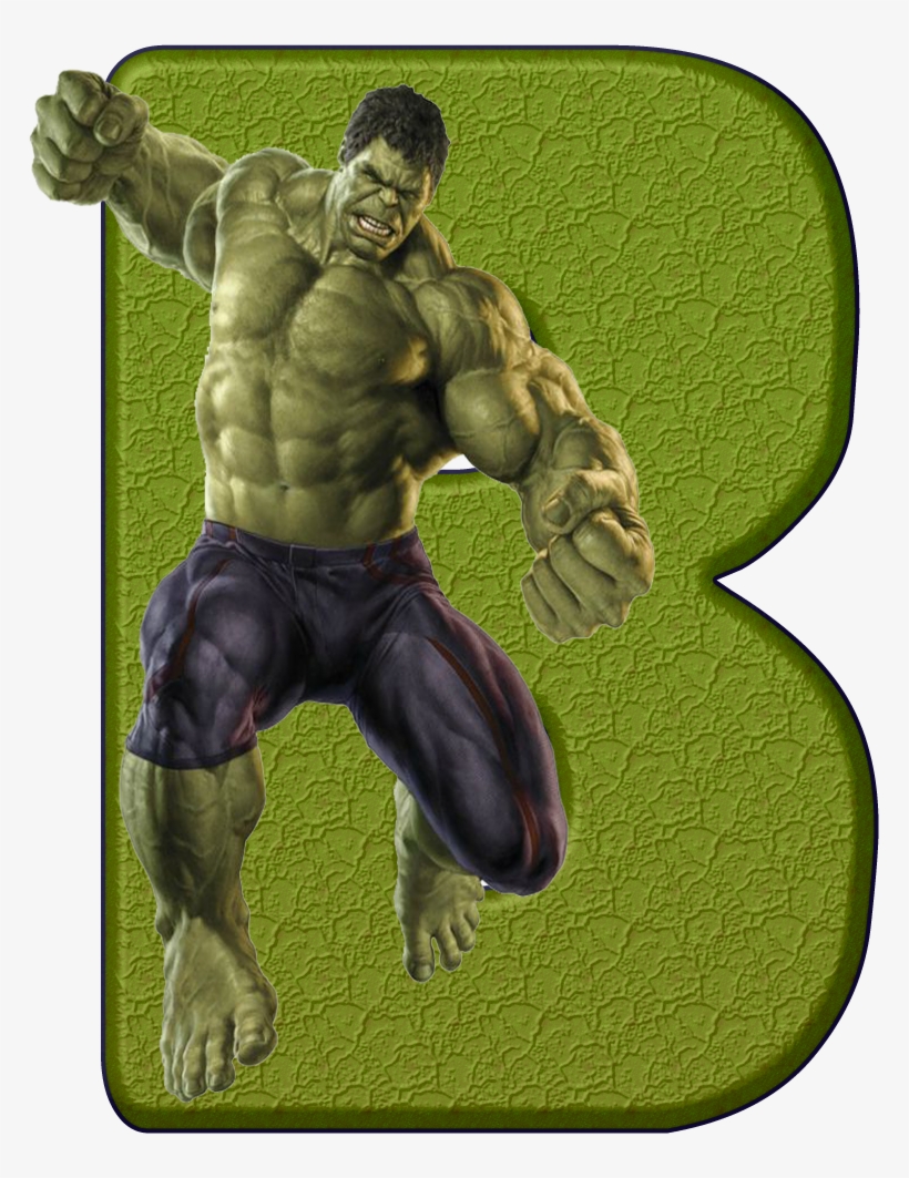 *✿**✿*hulk*✿**✿* - - B - Letra L De Superheroes, transparent png download