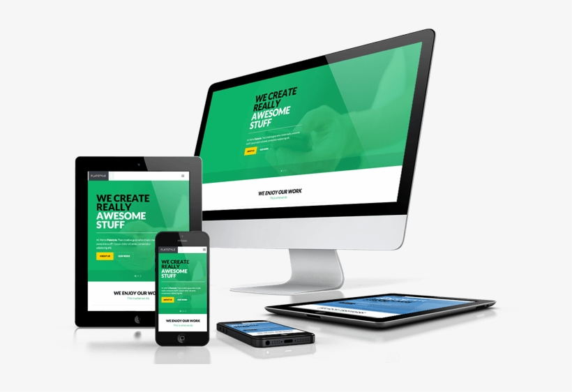 Responsive Web Development In Saket - Responsive Website Mockup Png, transparent png download