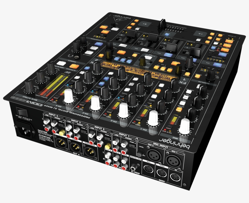 5-channel Ultimate Digital Dj Mixer With Bpm Counter - Behringer Mixer 2018, transparent png download