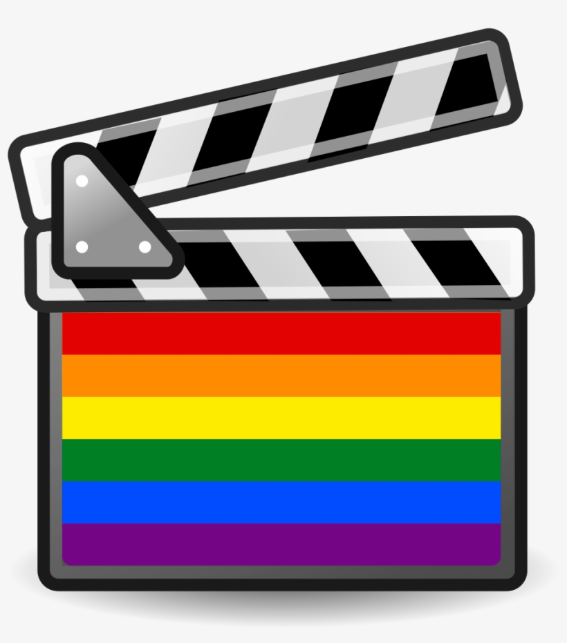 Lgbt Film Clapperboard - Action Movie Clipart, transparent png download