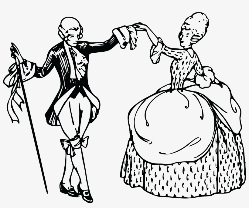 Burst Clipart Retro - Minuet Dance, transparent png download