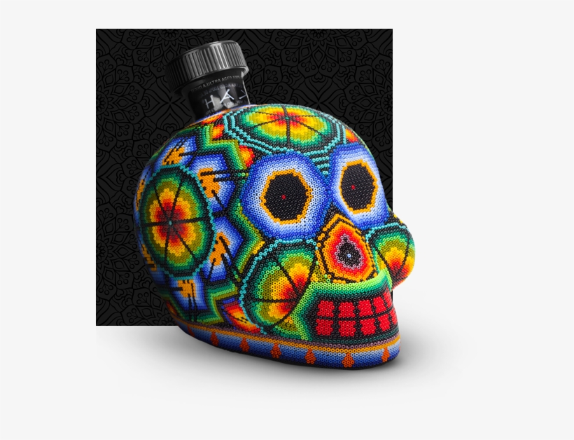 Huichol - Sugar Skull Tequila Bottles, transparent png download