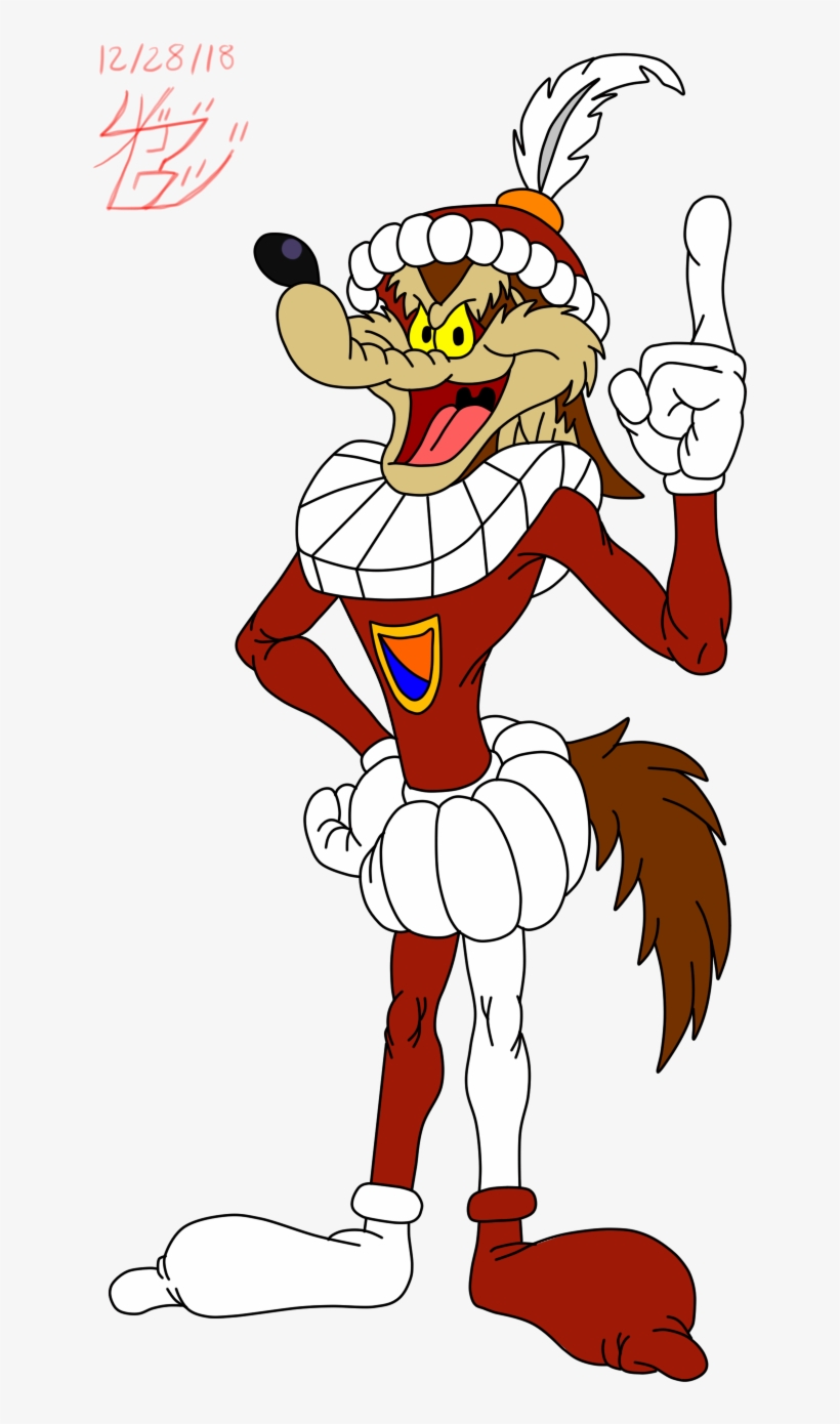 Royal Page Wile E - Royal Page Coyote Looney Tunes, transparent png download