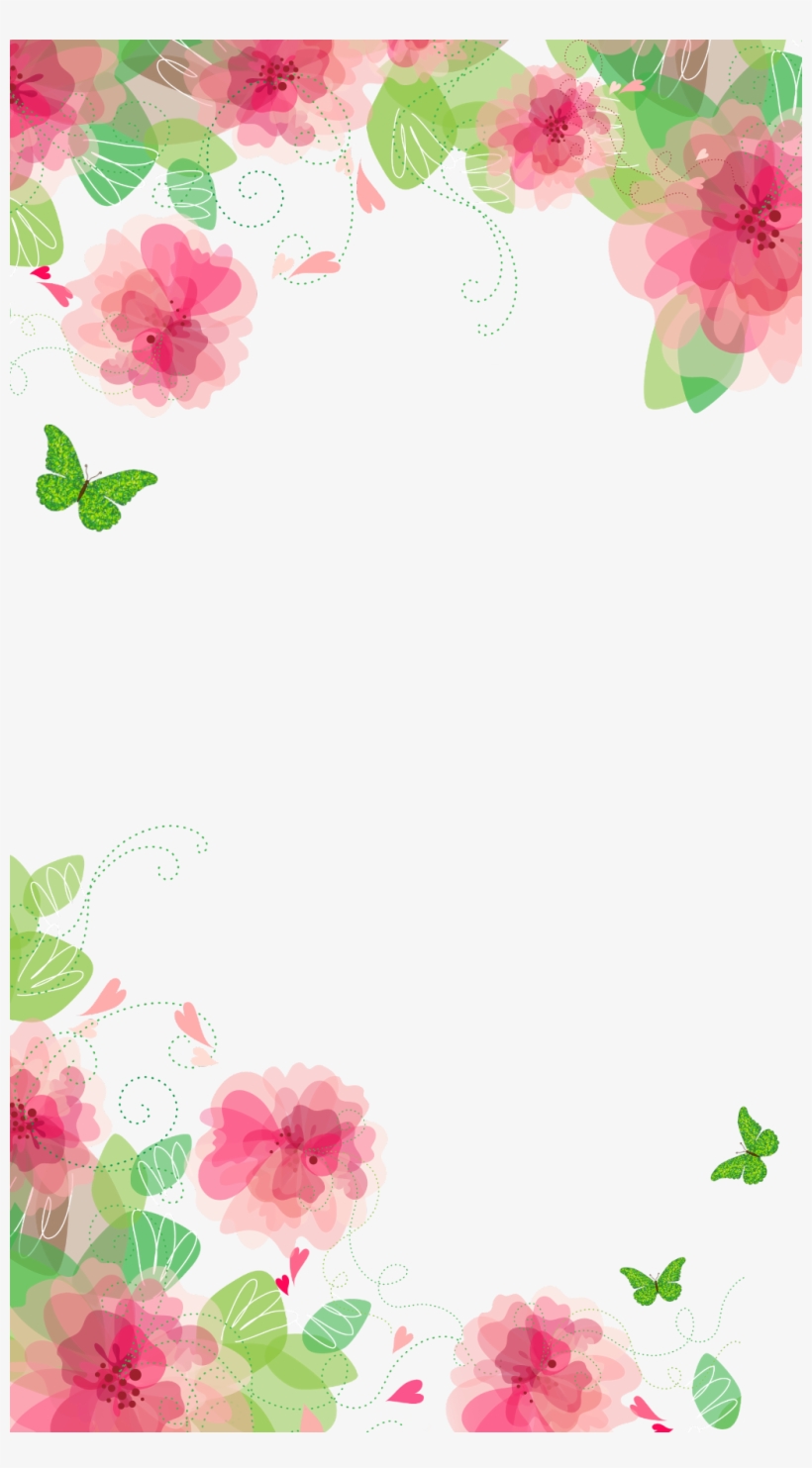 Spring Sticker - Flower Background, transparent png download