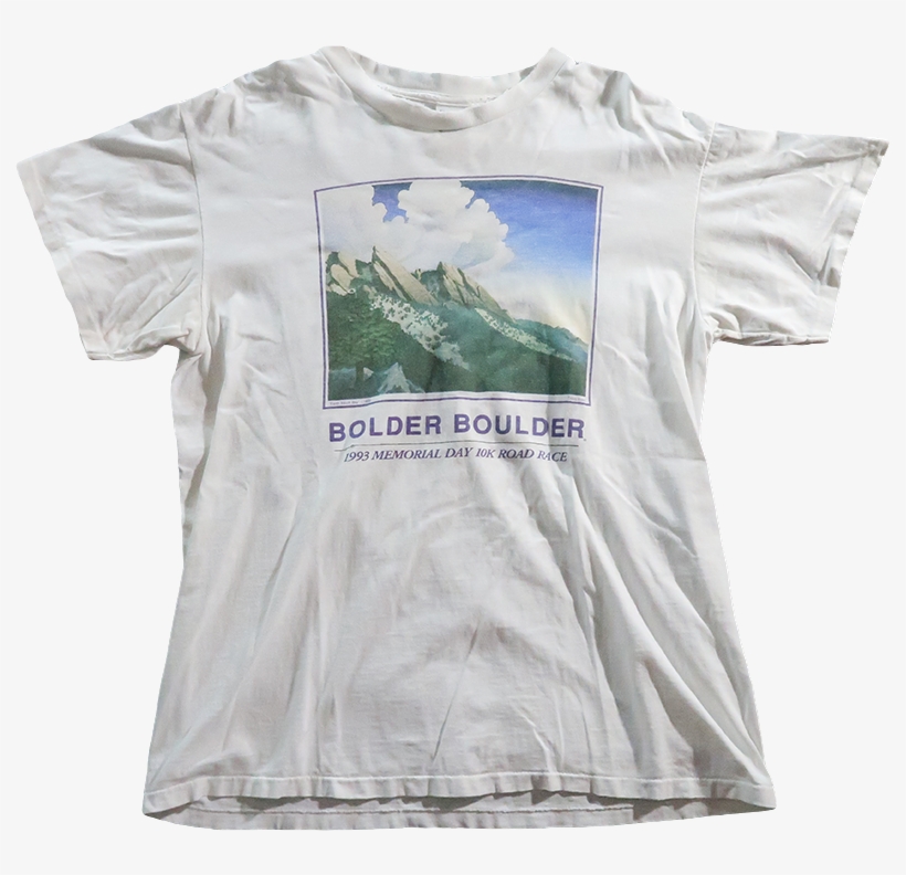 1993 Nike White Graphic T Shirt - Active Shirt, transparent png download