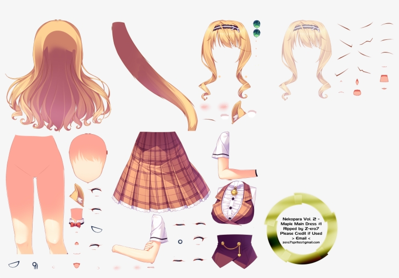 Click For Full Sized Image Maple Main Dress - Nekopara Vol 3 Maple, transparent png download