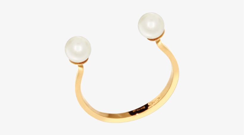 Double Pearl Ring - Circle, transparent png download