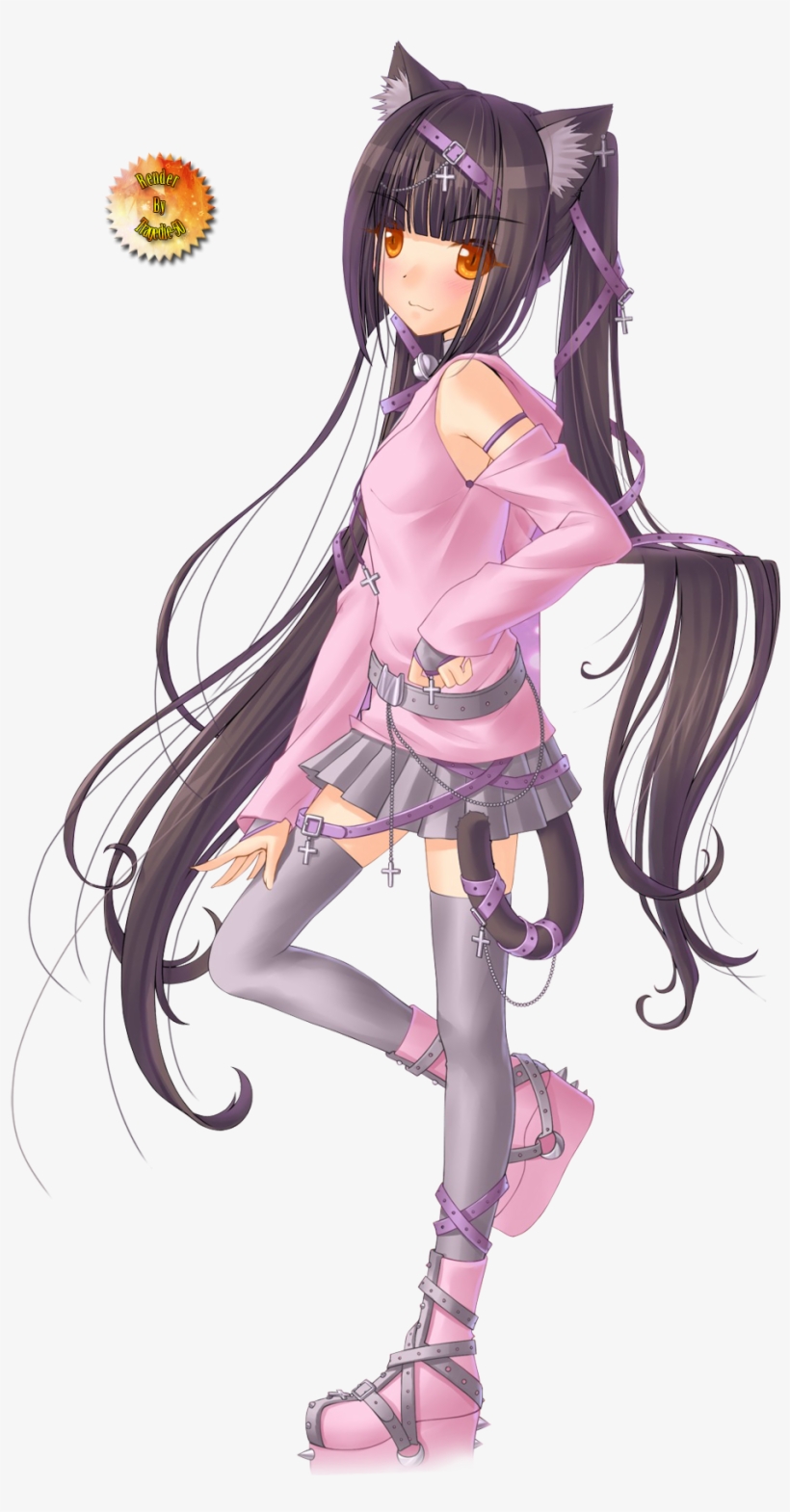 Demande De Render - Anime Cat Girl Sister, transparent png download