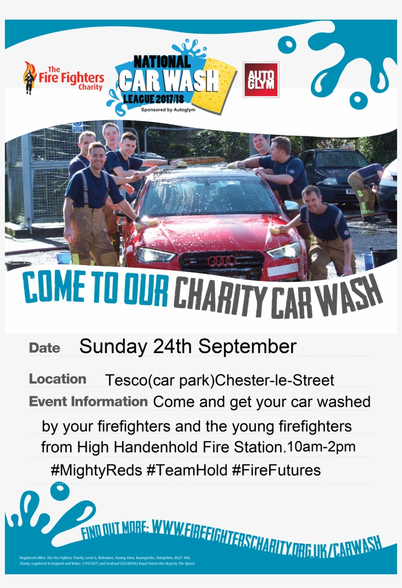 High Handenhold Car Wash Sunday 24 September - Firefighters Charity, transparent png download