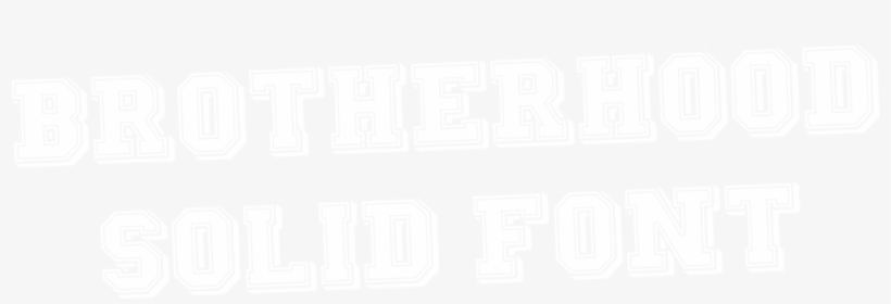 Brotherhood Solid Font Greekhouse Of Fonts - Font Brotherhood, transparent png download