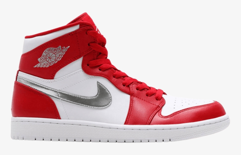 Air Jordan 1 Retro High 'silver Medal' - Jordan 1 Silver Medal, transparent png download