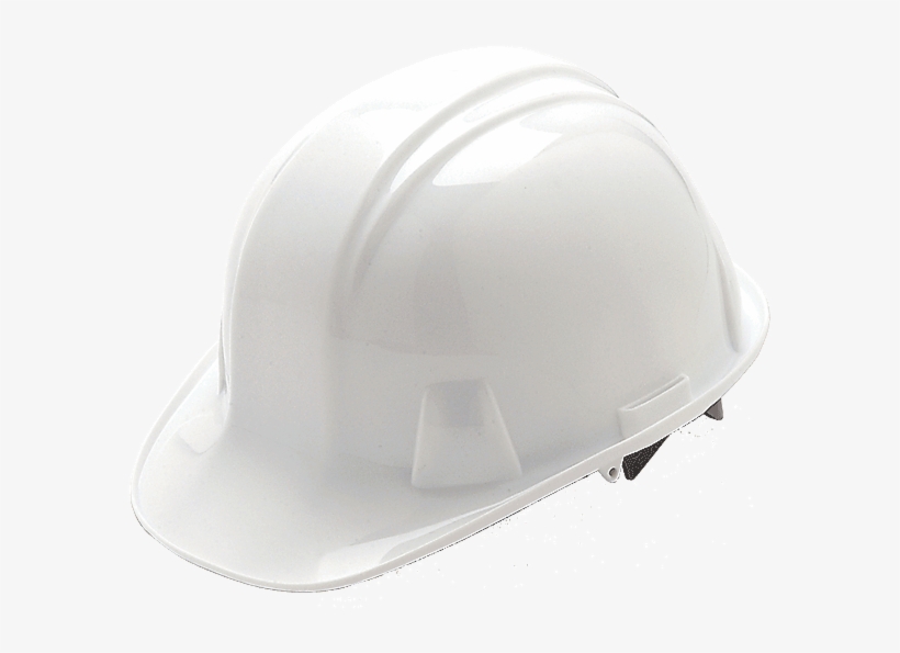 White Snap Lock Suspension Hard Hat - Hard Hat, transparent png download