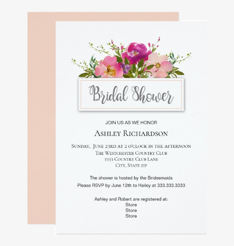 Burgundy Marsala Wedding Invitation - Sweet Pea, transparent png download