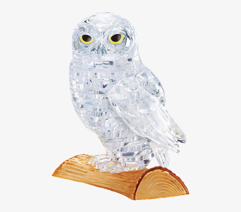 3d Crystal Puzzle - 3d Crystal Puzzle Owl, transparent png download
