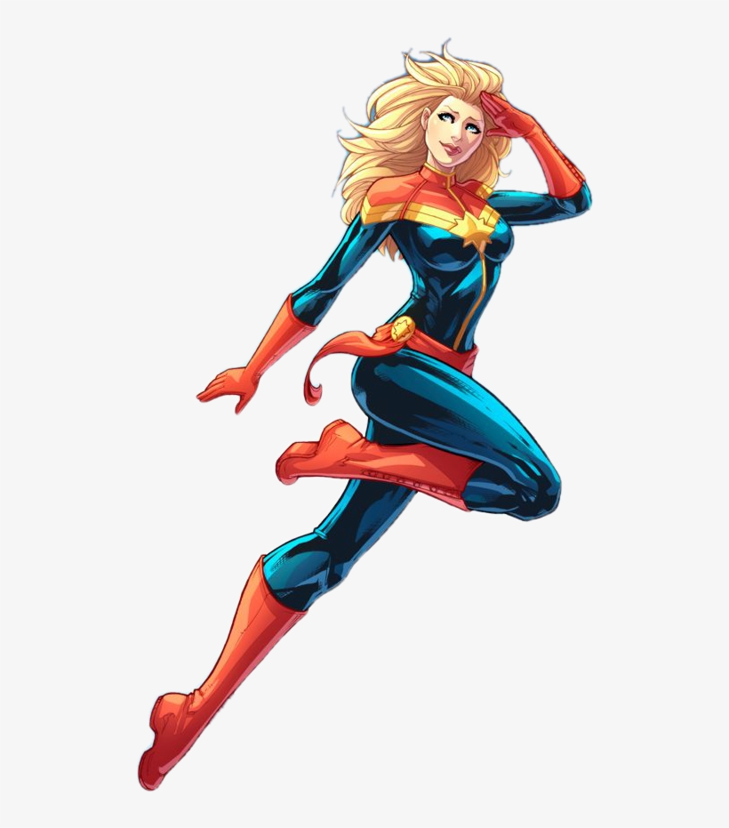 Captain Marvel Transparent Png Images - Captain Marvel Carol Danvers Avengers, transparent png download