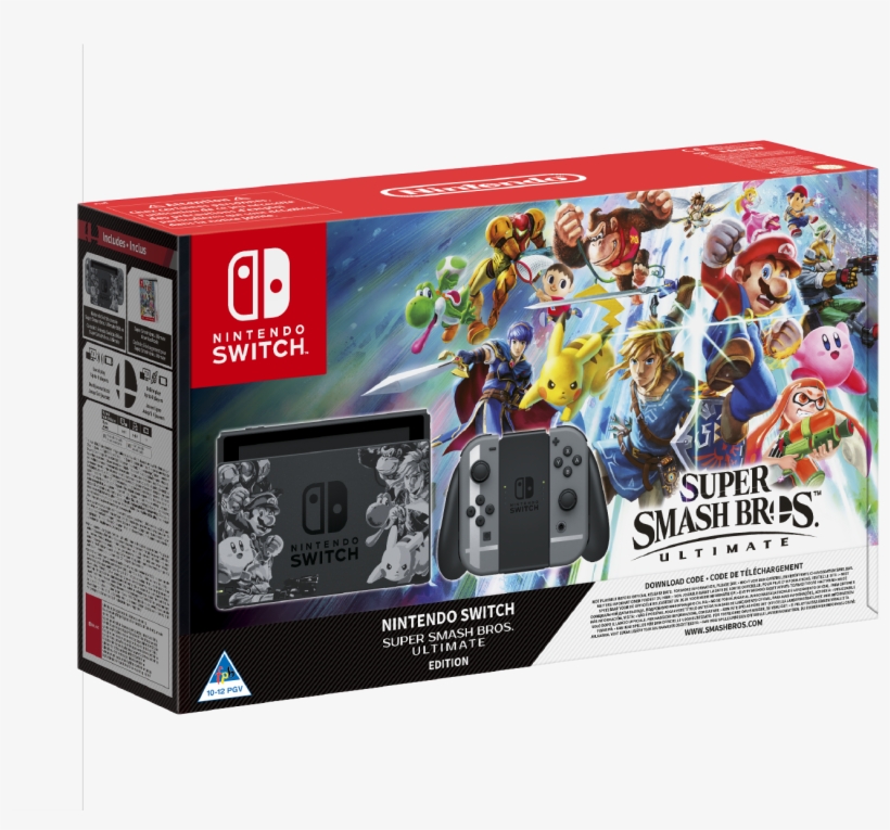 Nintendo Switch Édition Super Smash Bros Ultimate, transparent png download