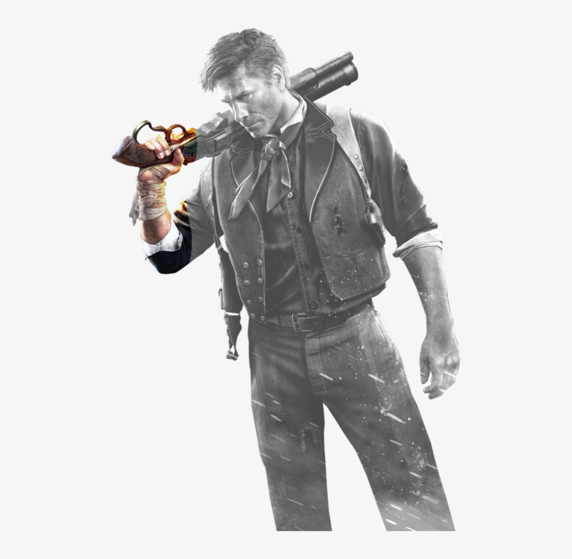 Attachment - Booker Bioshock, transparent png download