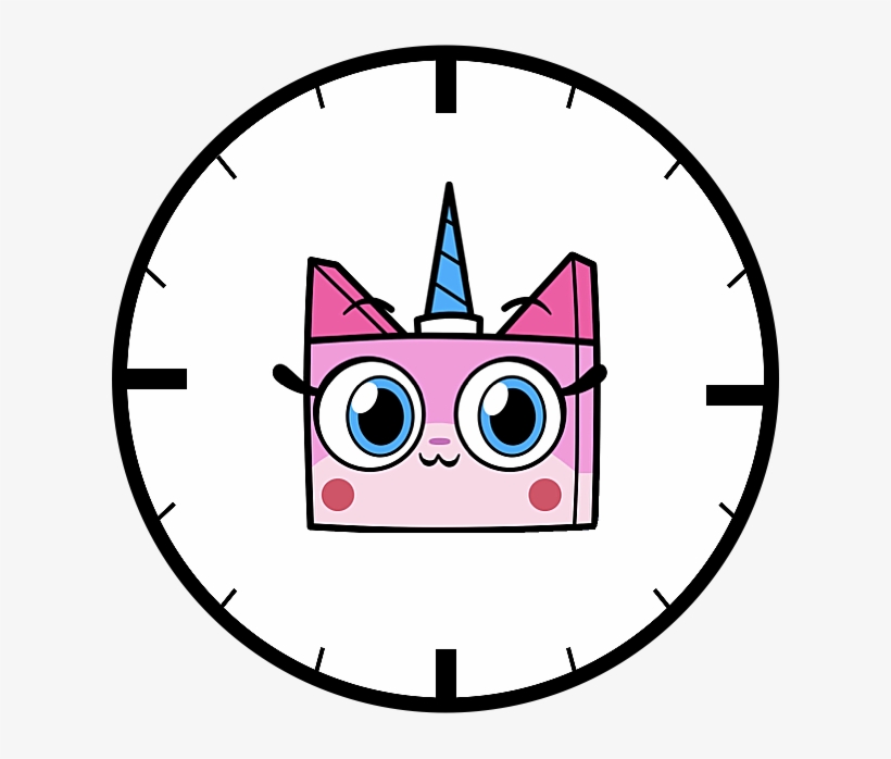 Clock Image11 - Draw Unikitty And Puppycorn, transparent png download