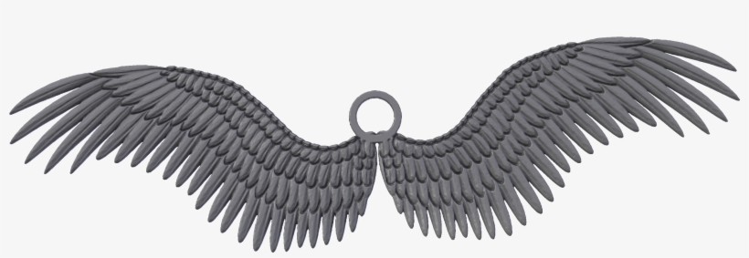 Angel Wing Keychain - California Condor, transparent png download