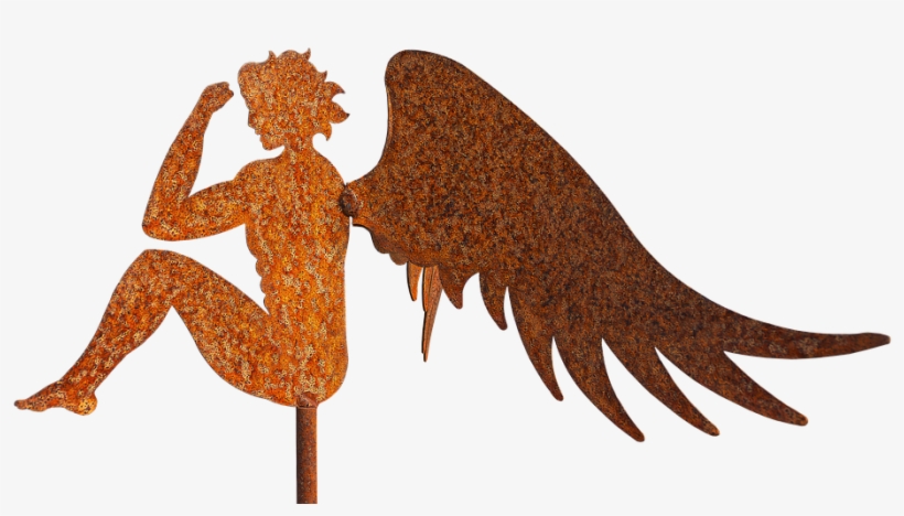 Angel, Guardian Angel, Metal Figure, Handmade, Art - Illustration, transparent png download