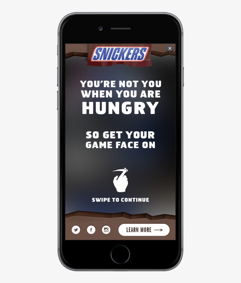 Snickers Interactive Interstitial - Snickers, transparent png download