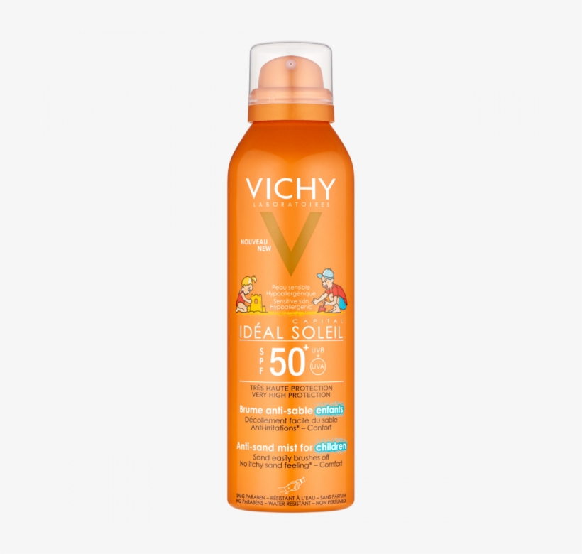 Idéal Soleil Anti Sand Kids Sun Protection Spf 50 - Vichy, transparent png download