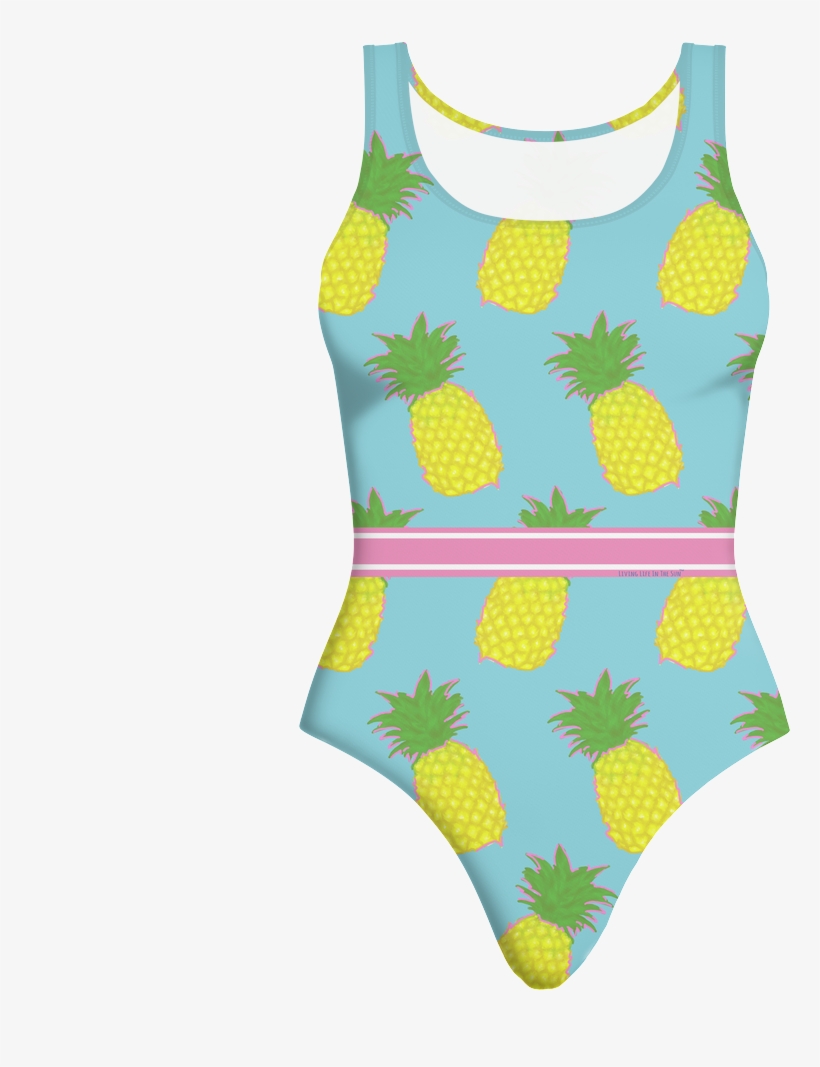 Pineapple Swimsuit - Pineapple Swimwear, transparent png download