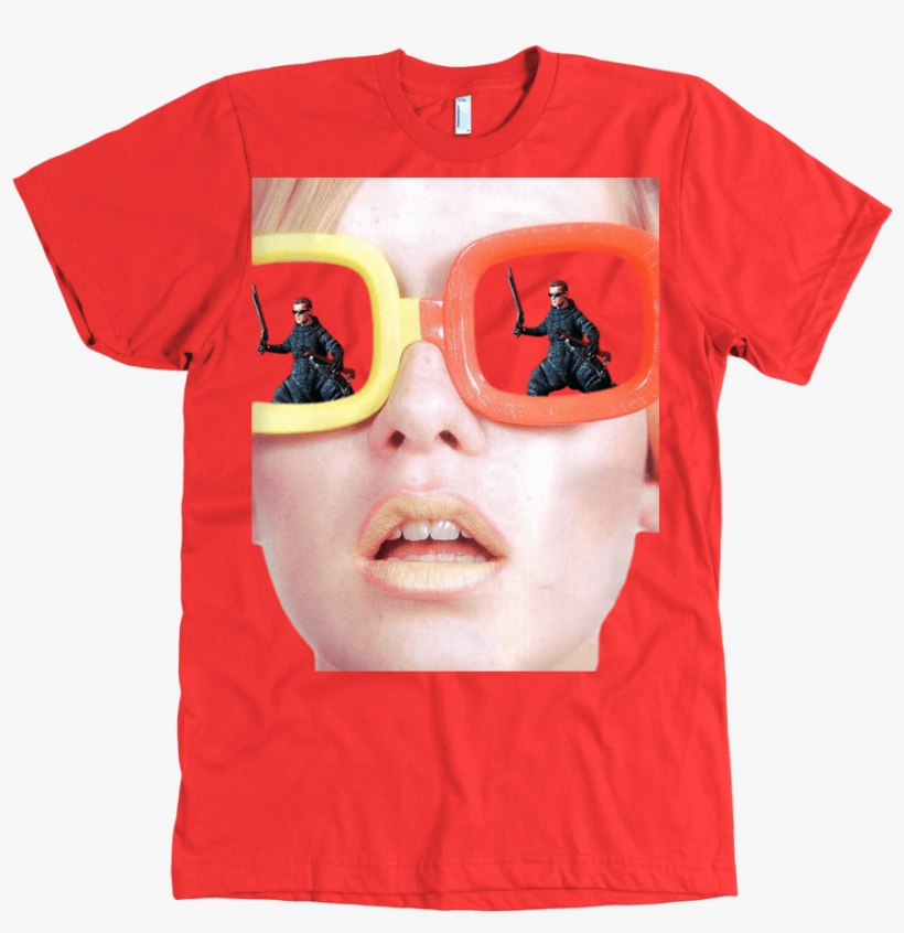 Shopping Dino Tee American Apparel Mens / Red / 3xl - T-shirt, transparent png download