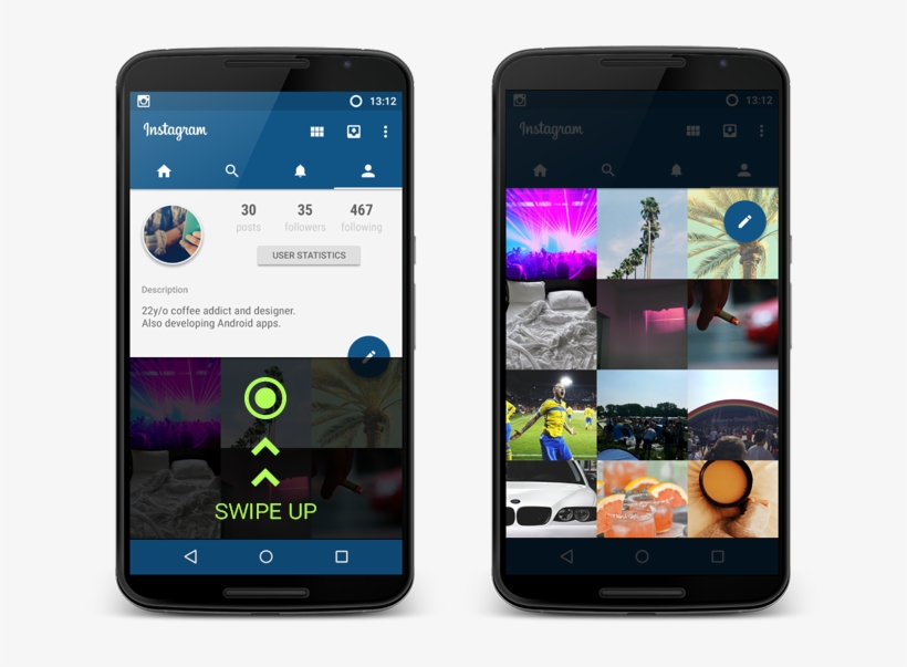 A Simple Swipe Over The Images Pushes Away The Description - Iphone, transparent png download