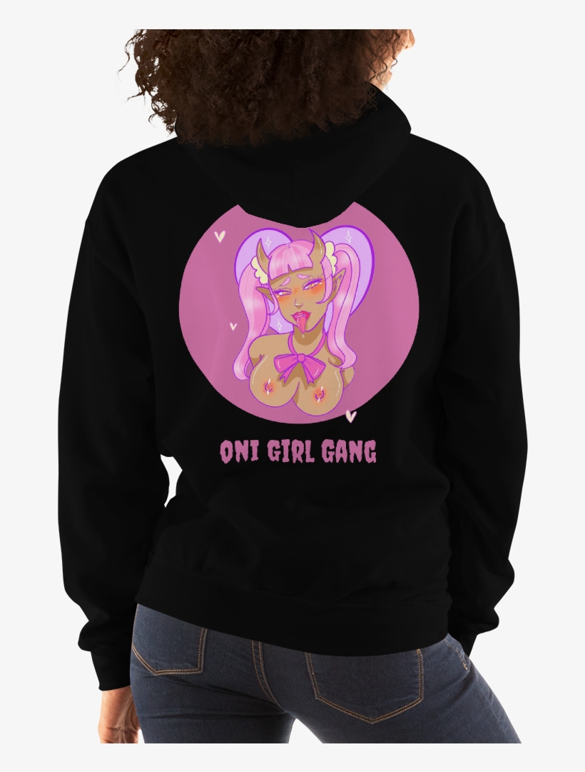 [oni Girl Gang] Aisuru Club X Uglee Milk Collab Cotton - Sweatshirt, transparent png download