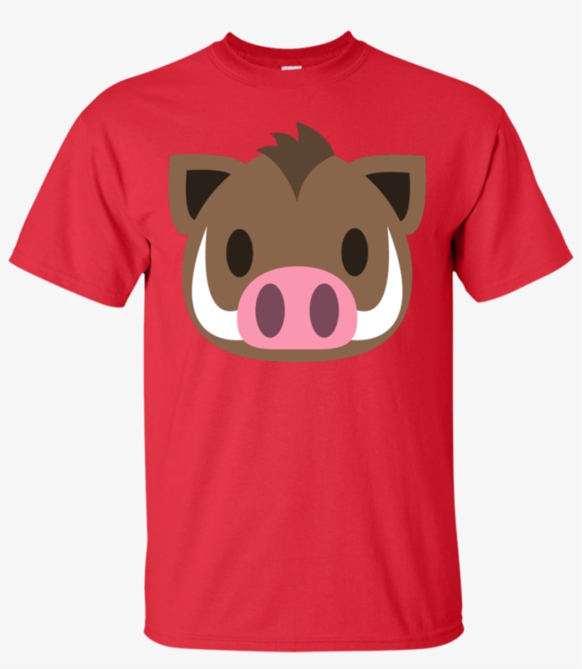 Wart Hog Emoji T-shirt - Guys Fieri Shirt, transparent png download