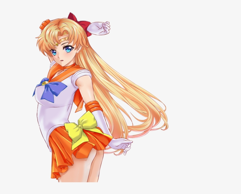 Aino Minako And Sailor Venus Drawn By Arion Canvas - Cartoon, transparent png download