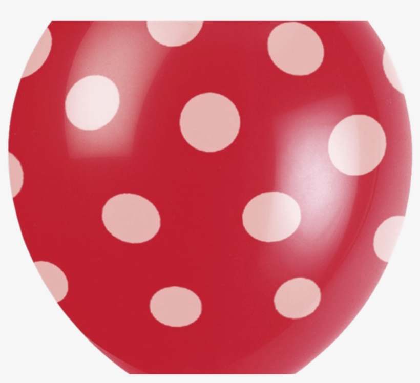 Polka Dot Balloons Party Time - Balloon, transparent png download