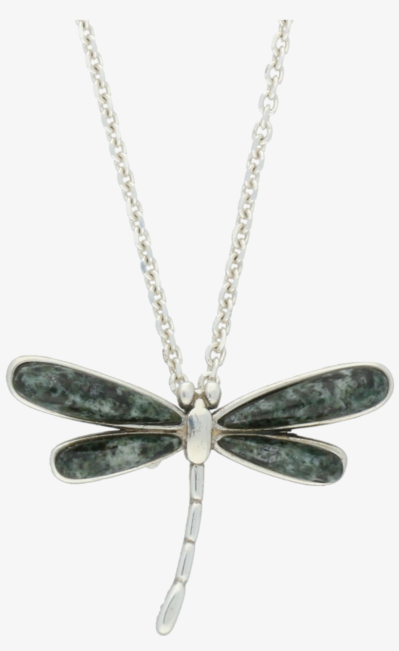 Preseli Bluestone Necklace Dragonfly Silver Preseli - Pendant, transparent png download