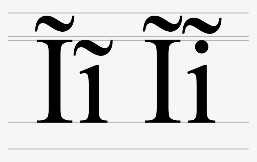 Soft Dotted And Lithuanian Dot - Espagnol Accent, transparent png download