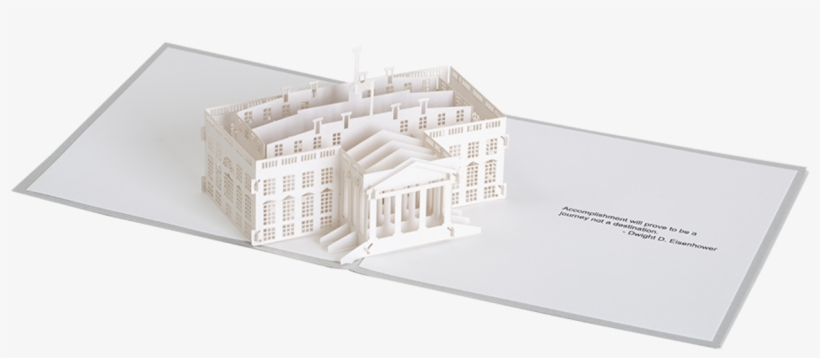 White House Pop Up Card - House, transparent png download