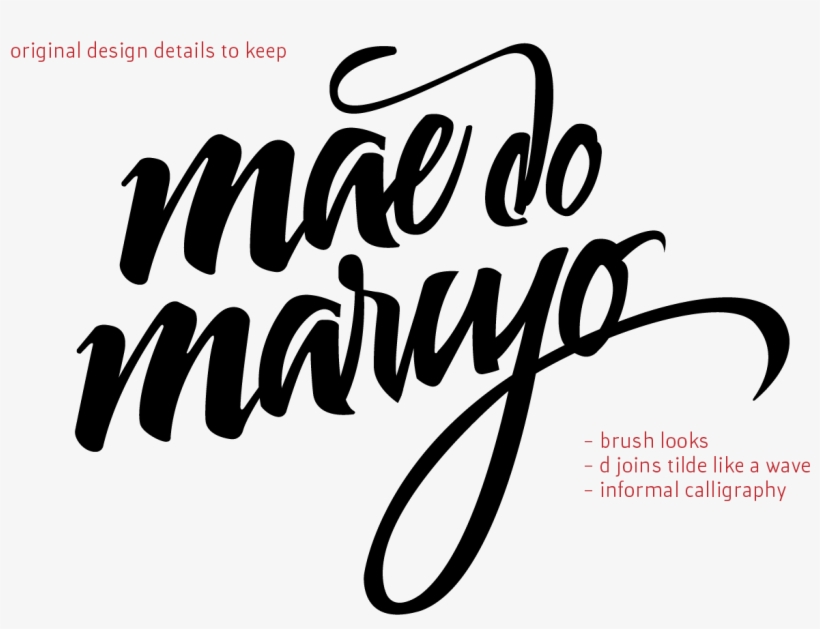 The Initial Logo Design Was Made By Derik Falcão, Owner - Calligraphy, transparent png download