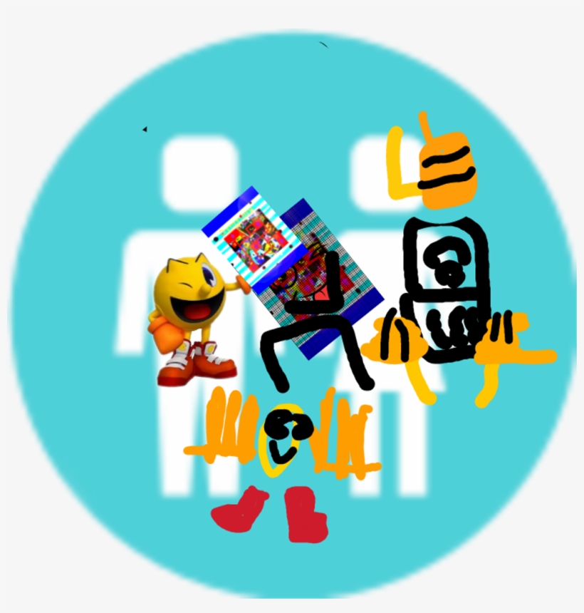 Pacman's Sticker - Graphic Design, transparent png download