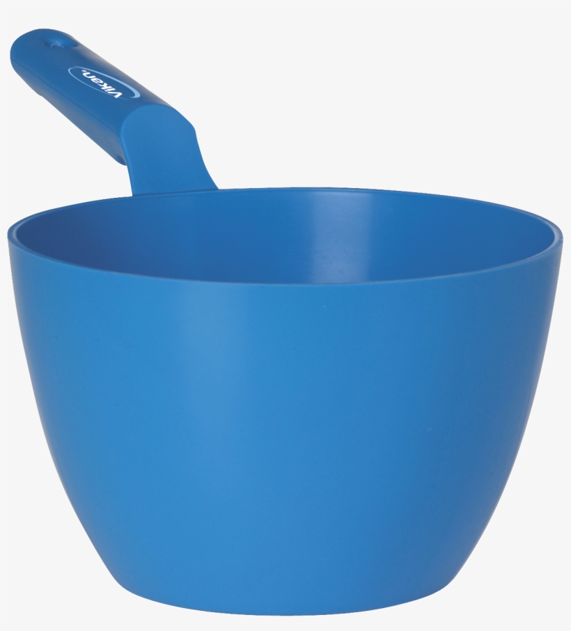 Vikan Hand Scoop, Round 2 Litre Blue - Kitchen Utensil, transparent png download