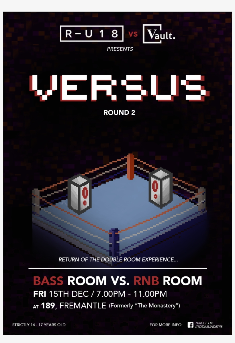 Tickets For R-u18 & Vault Presents - Poster, transparent png download