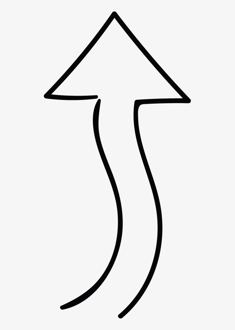 Up Arrow Doodle Line PNG Image | Transparent PNG Free Download on SeekPNG