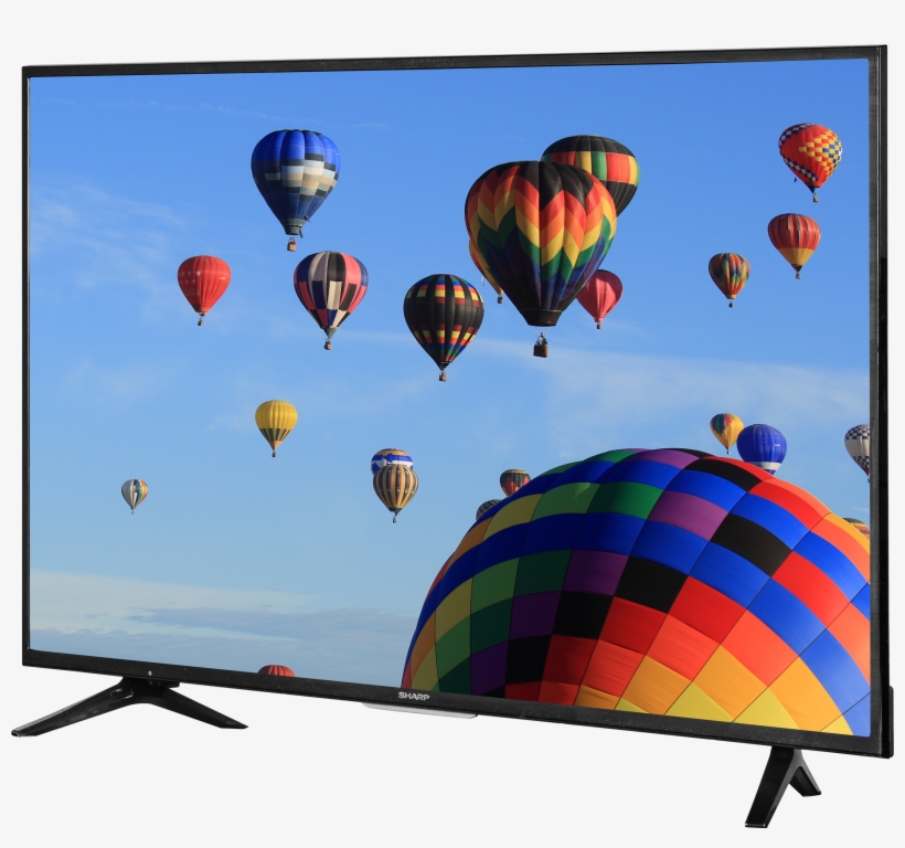 Sharp 50" Class 4k Ultra Hd Hdr Smart Led Tv (lc-50q7030u) - Hot Air Balloon, transparent png download