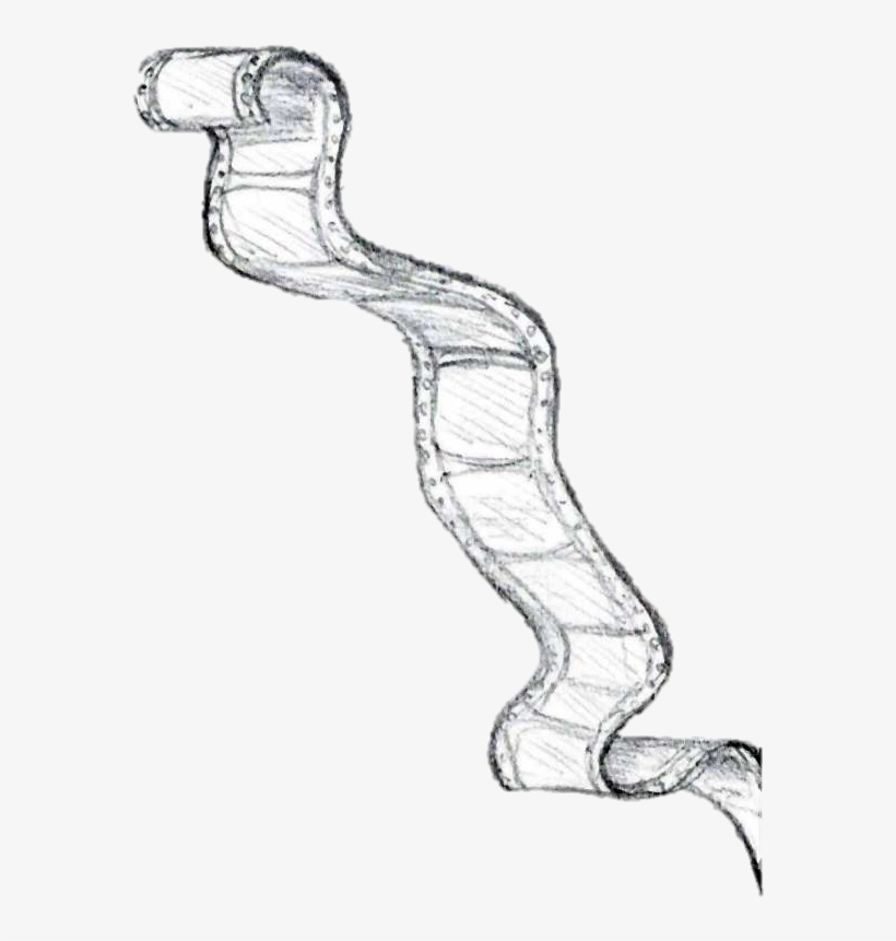 Illustration Of A Long Ribbon Of Film From An Old Camera - Still Life Photography, transparent png download